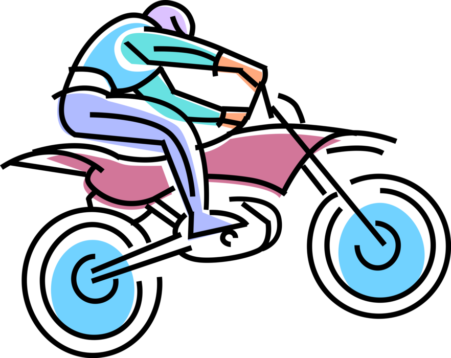 Dirt Bike Clipart At Getdrawings Com Free - Motocross (882x700)
