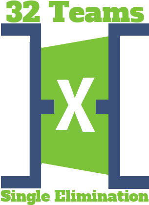 32 Bracket Png Clip Royalty Free Library - Double Elimination 12 Teams Basketball (337x428)