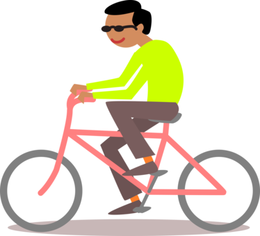 Bicycle Carrier Cycling Bmx Railing - Cyclist Clipart (374x340)