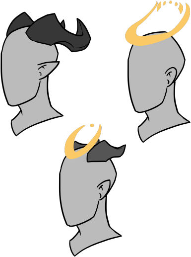 As Usual Demons Have Big Horns That Can Twist Into - Demon (540x540)