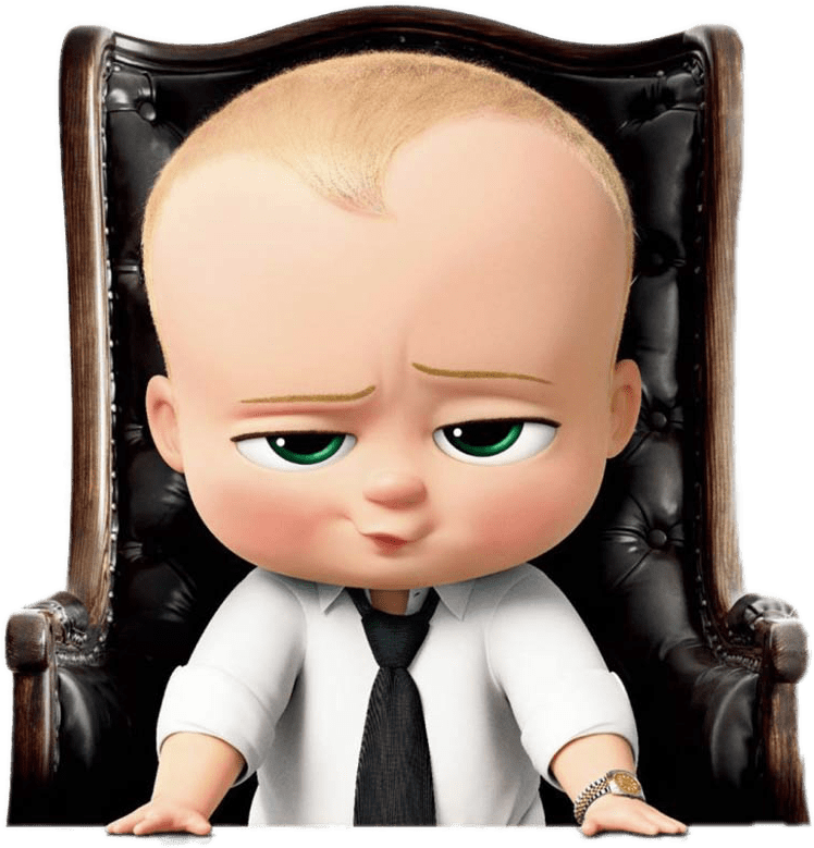 Vector Black And White Stock Boss Clipart Boss Chair - Boss Baby Pictures Hd (1080x1541)