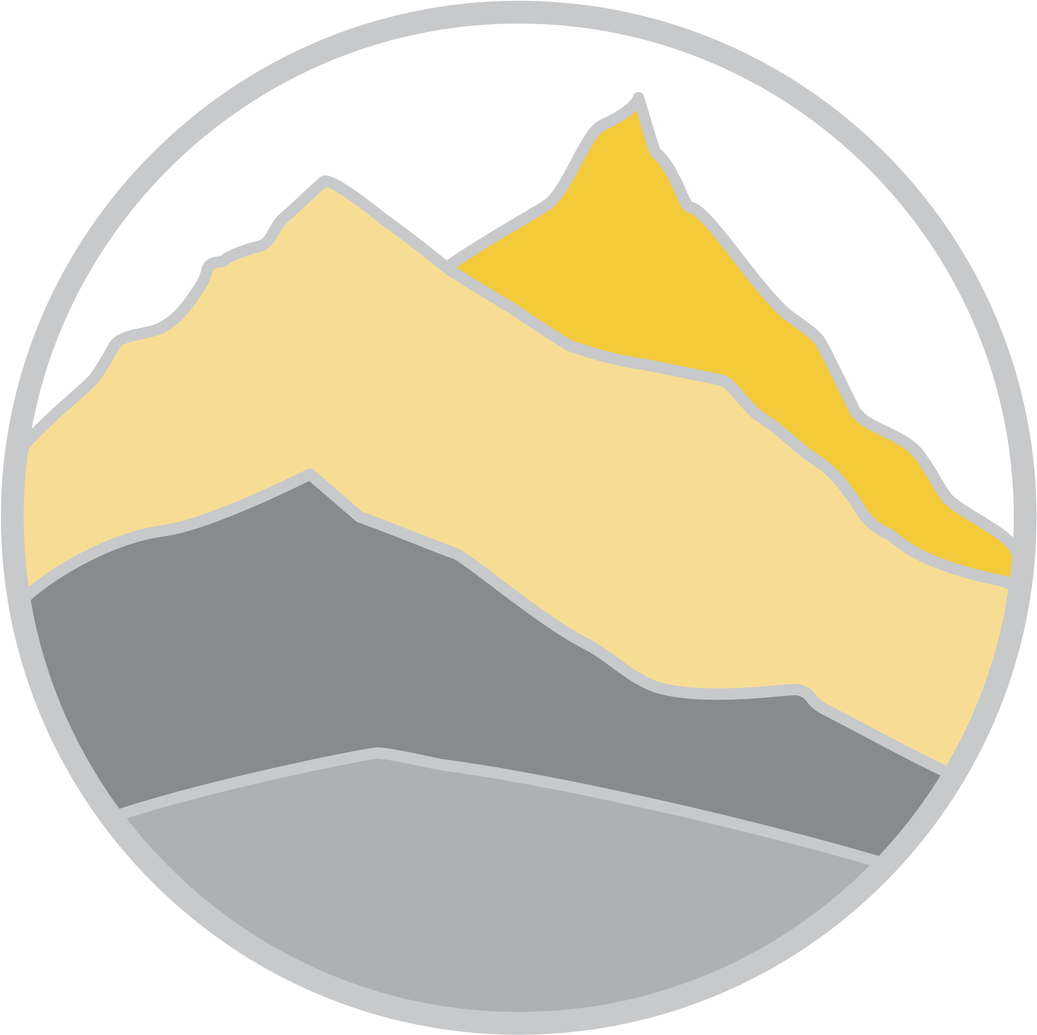 Moutain Vector Red Mountain Clip Art - Mountain Vector Png Logo (2400x2400)