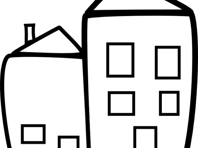 Apartment Complex Clipart Buidling - Clip Art (640x480)
