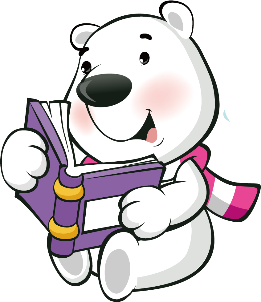 Penguin Stock Photography Art Reading A Book - Polar Bear Book Clip Art (1000x1000)