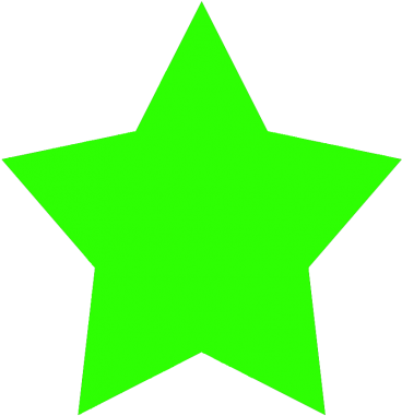 Star Clipart Green Free Cut Out Png Images - Colored Star Clip Art (400x421)