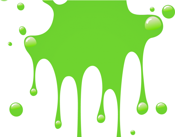 Splatter Clipart Goo - Green Slime Png (640x480)