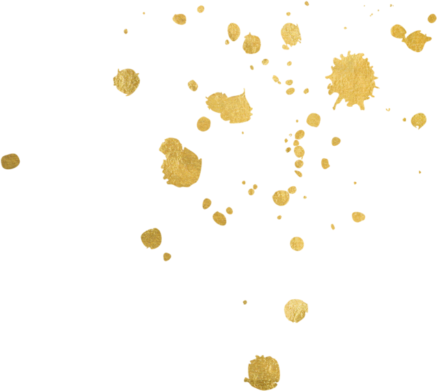 Gold Paint Splatter Png Clip Art Free Library - Gold Paint Splatter Png (800x636)