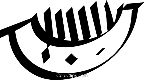 Hair Comb Royalty Free Vector Clip Art Illustration - Emblem (480x269)