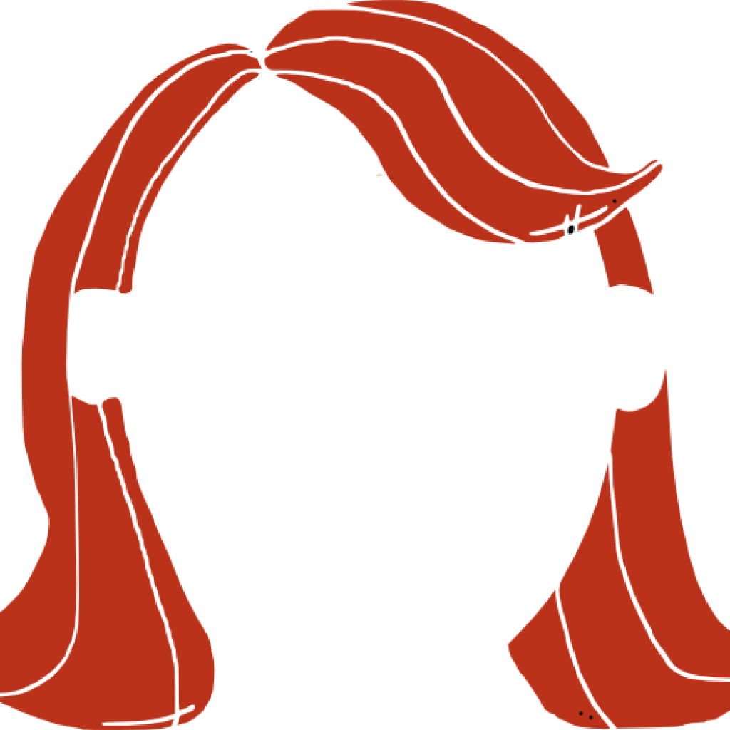 Graphic Royalty Free Red Hair Clipart - Red Hair Clipart (1024x1024)