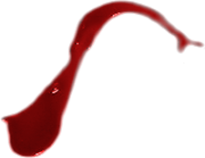Blood Splatter Png Clipart - Clip Art (400x309)