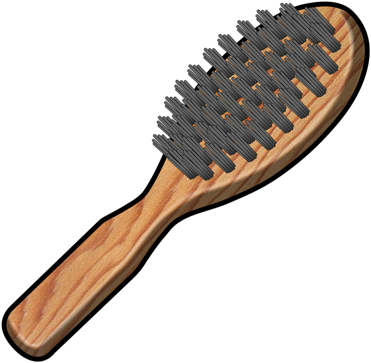 Clip Art Free Library Hair Brush Clipart - Hair Brush Clipart Png (798x800)