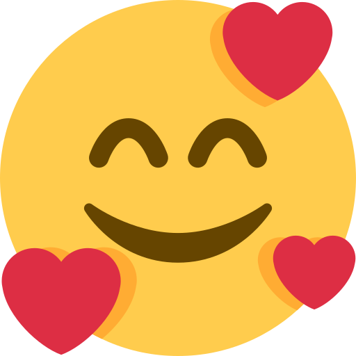 Twitter - Smiling Face With 3 Hearts (512x512)
