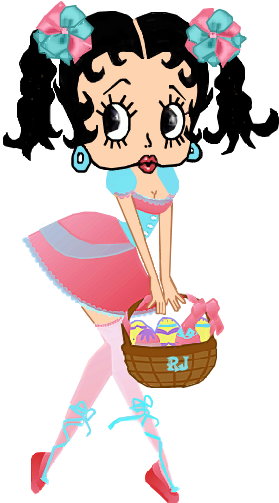 Easter Bunny - Cartoon (473x614)