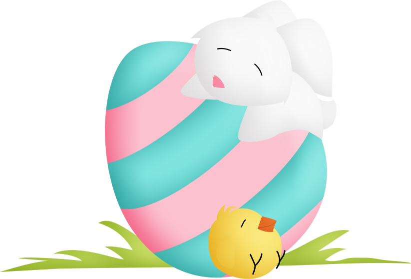 B *✿* Easter Bunny Easter Baskets, Easter Bunny, Eggs, - ตัว การ์ตูน วัน อีส เตอร์ (823x558)