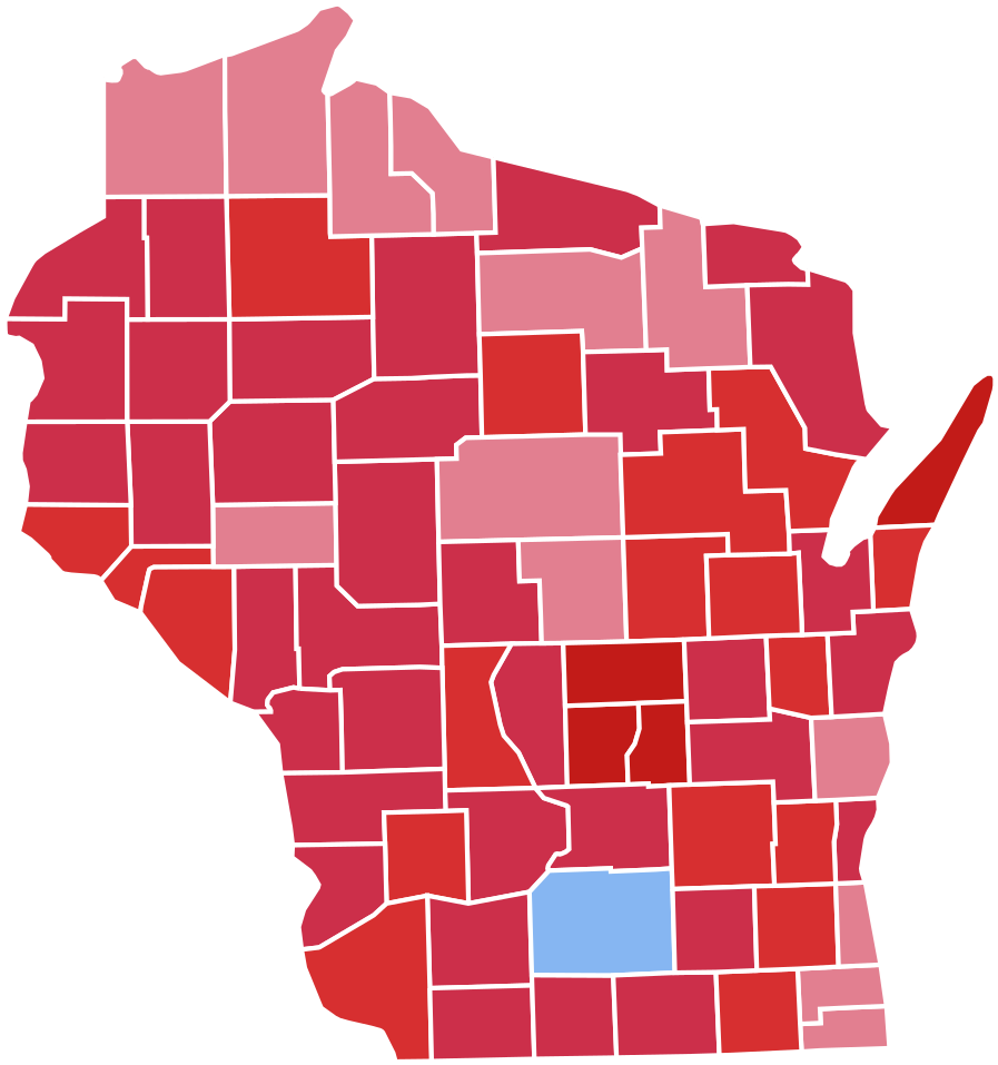 Results Of The 1946 United States Senate Election In - Wisconsin Governor Election Map 2018 (958x1024)