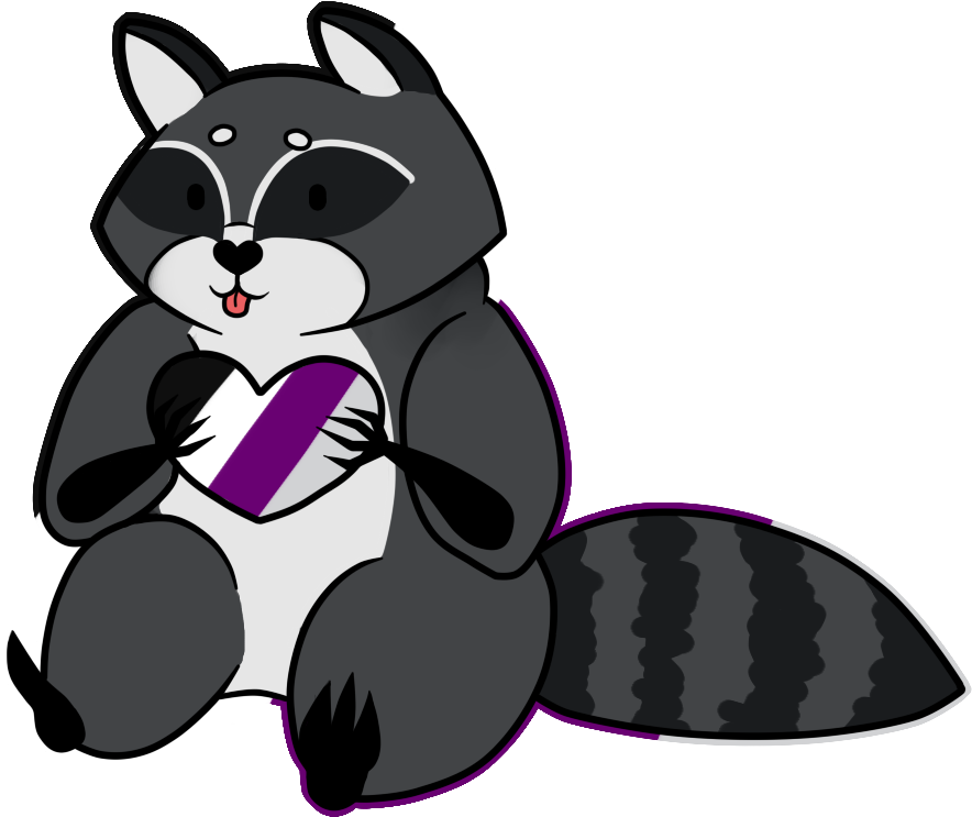 So, Here Are Some Little Pride Raccoons Have A Happy - Lgbt (894x755)