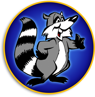 Cartoon Raccoon (460x424)