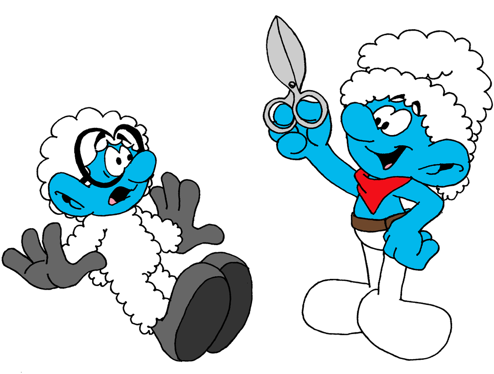 Mistaken For A Sheep By Grishamanimation1 - The Smurfs (1024x745)