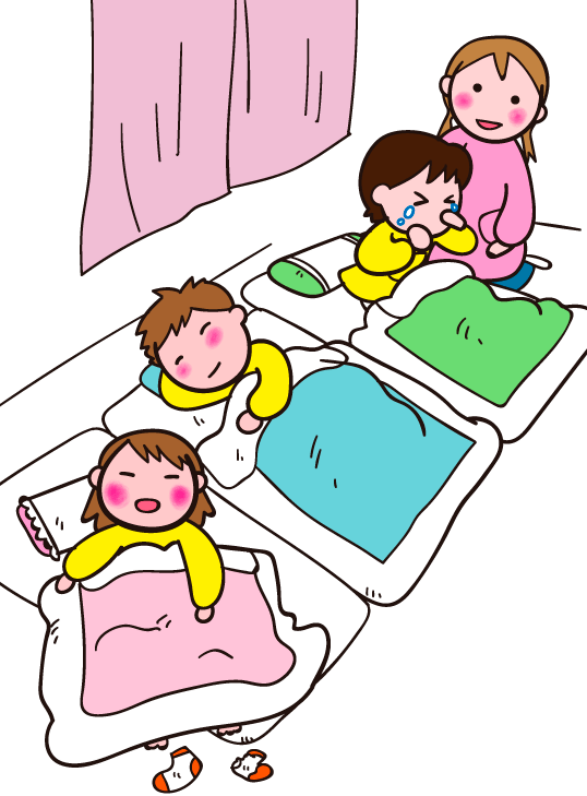 Honesty Clipart Respect Elderly - 保育 士 イラスト お 昼寝 (538x729)