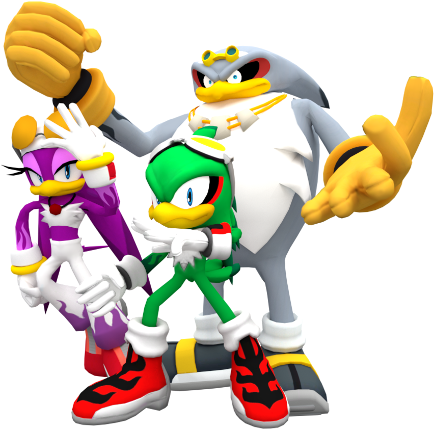 Jet Wave And Strom Render By Nibrocrock On Deviantart - Sonic Jet And Wave (885x902)