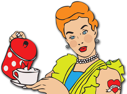 The Pantry Also Plays An Active Role Within The Community, - Housewife (546x399)