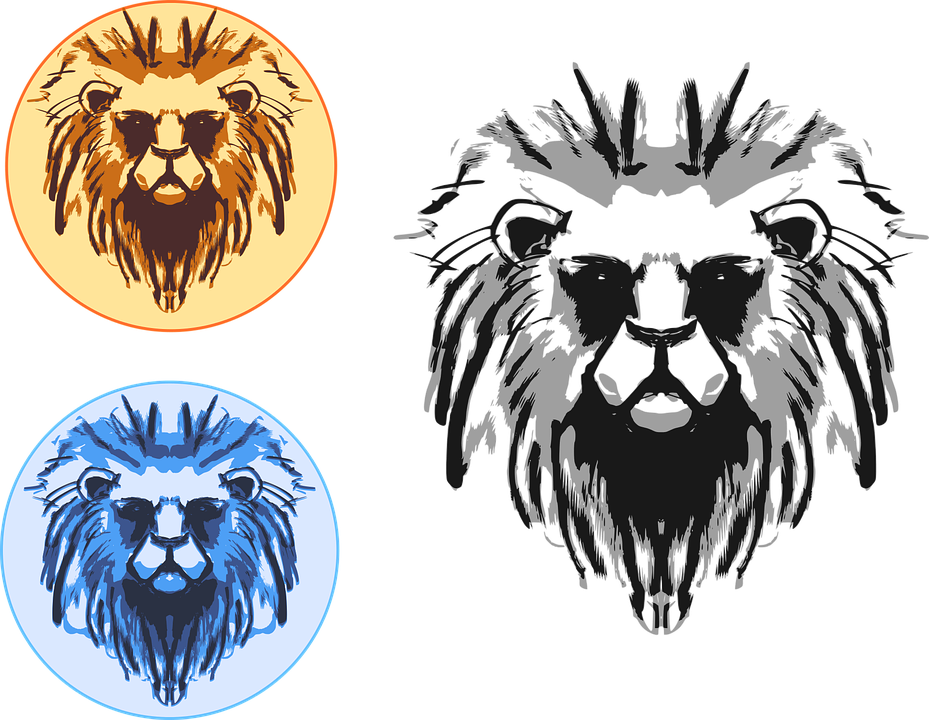 Vector Royalty Free Library Wildcat Logo Shop Of Buy - Lion (929x720)