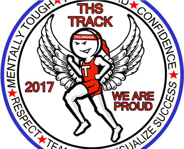 Cross Country Running Symbol - Attaboy Clarence Tile Coaster (640x480)