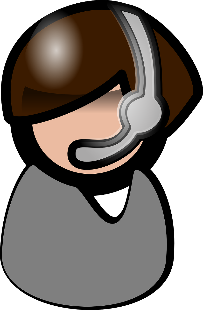 Voip Server Hosting - Vektor Orang Pakai Headset (841x1280)