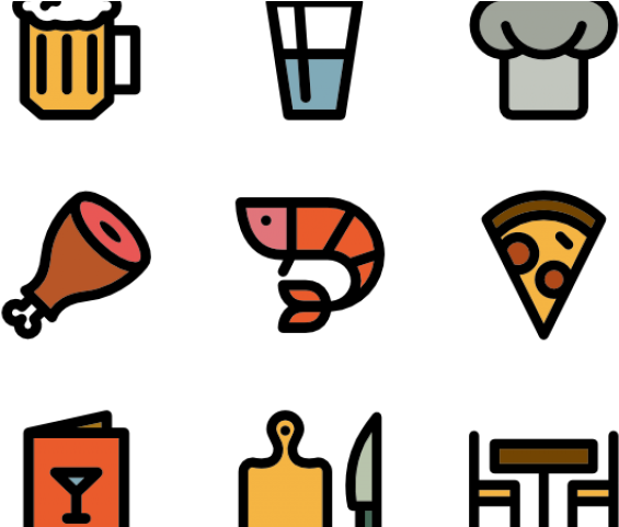 Kitchen Clipart Kitchen Stuff - Cooking Icon Color Png (640x480)