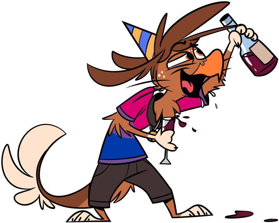 Pretzel But He's Drunk By Piemationsart - Cartoon (976x819)