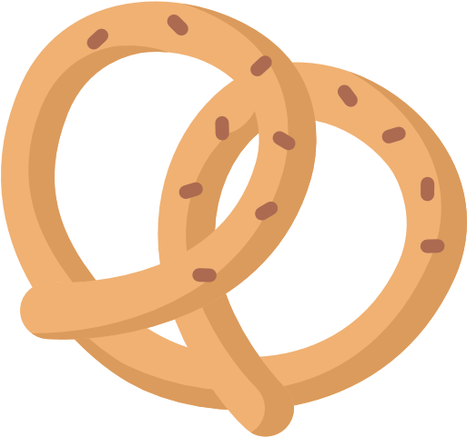 Pretzel Free Icon - Pretzel (512x511)