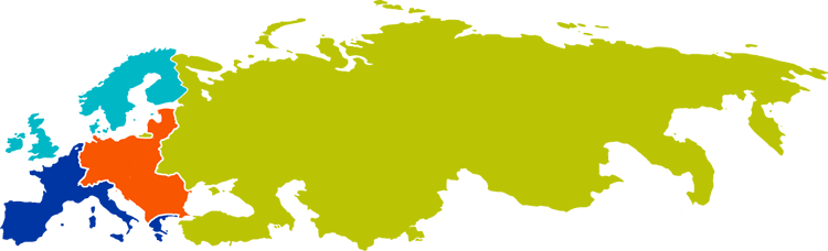 Europe Map - Emea Map (750x228)