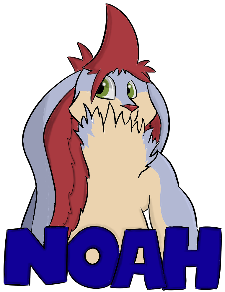 Noah Badge - Cartoon (1000x1000)