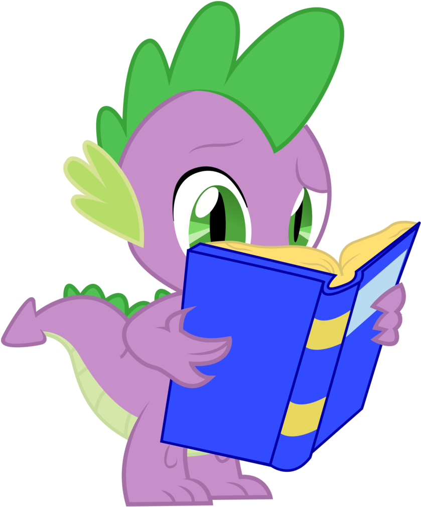 Noah-x3, Book, Reading, Safe, Simple Background, Spike, - Artist (1024x1024)