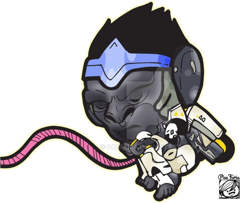 Overwatch By Pauferia - Winston (1024x744)