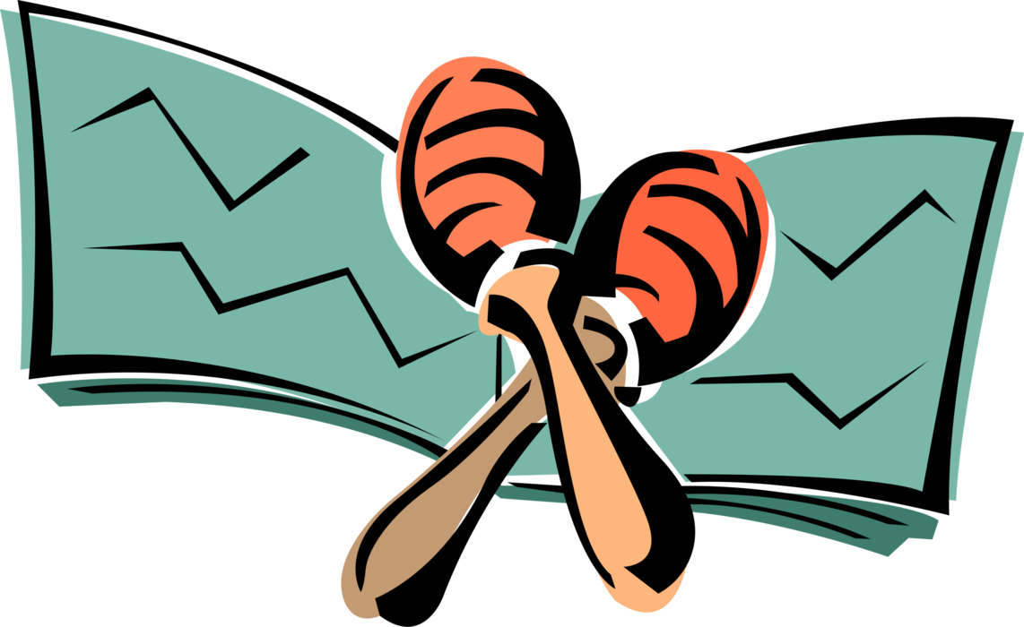 Clip Library Library Or Rumba Shakers Vector Image - Rhythm (1142x700)