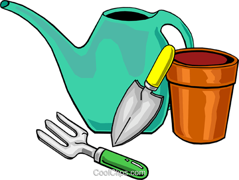 Watering Cans Royalty Free Vector Clip Art Illustration - Illustration (480x363)