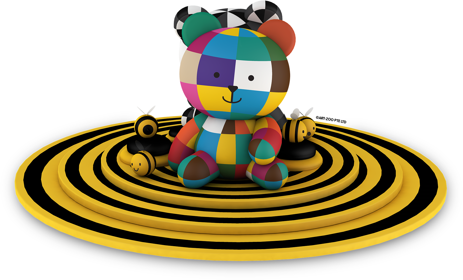 Honey Hives - Illustration (2845x1417)