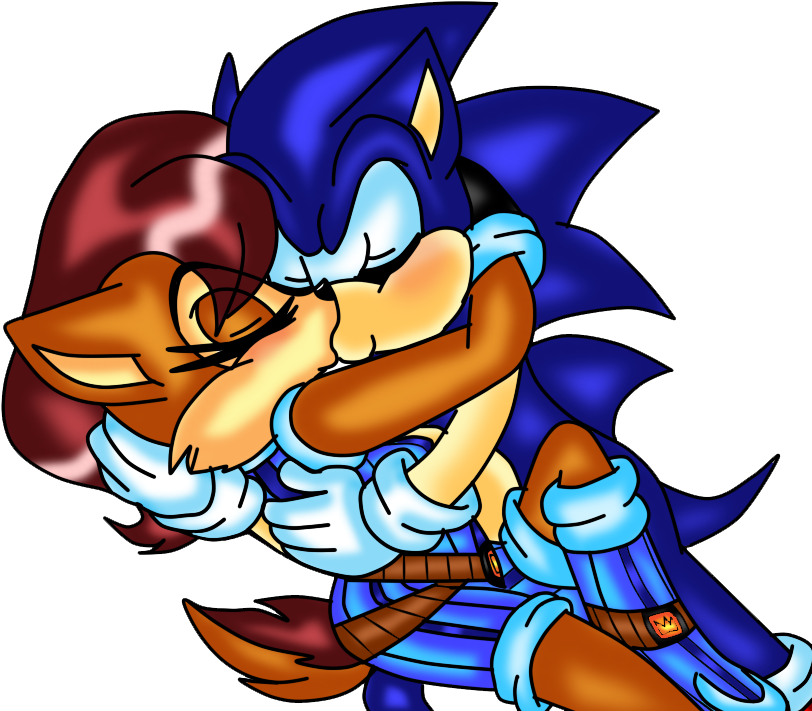 Sonsal Kissing By Jayfoxfire On Clipart Library - Cartoon (836x720)