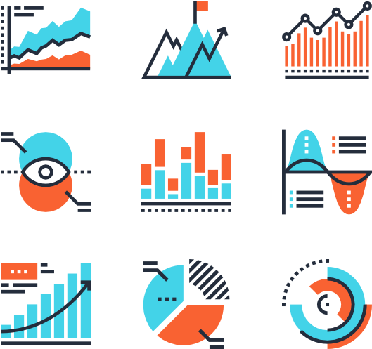 Clip Art Library Chart Vector Graph - Digital Marketing Vector Icon Png (600x564)