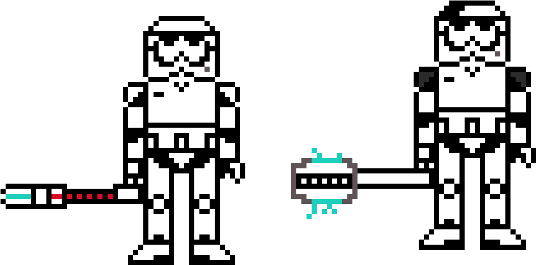 Stormtrooper And Stormtrooper Executioner - Stormtrooper Pixel (1100x720)