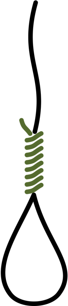 Vector Graphics - Cuerda De Ahorcado Png (500x1000)