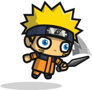 Shinobi 1 Royalty Free Chibi Game Art Character - Chibi Monkey D. Luffy (600x500)