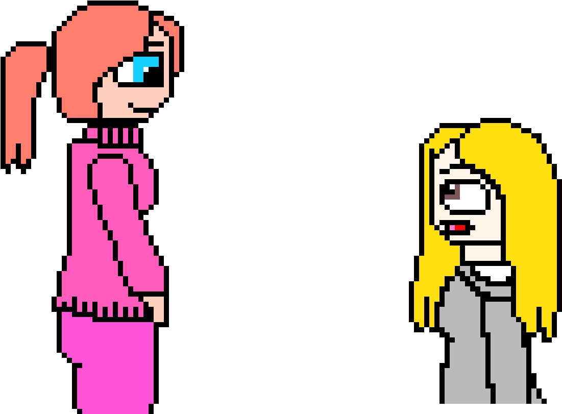 Sadie With The Protagonist - Homer Pixel (1240x820)