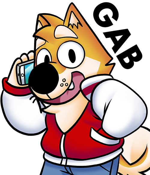 The Protagonist Of The Comic, Gab Is A Shiba And Lives - Cartoon (499x590)