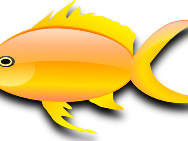 Mosaic Clipart Fish - Gold Fish Clip Art (640x480)