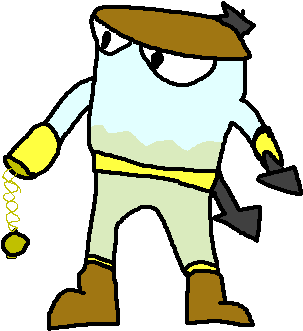 Minute Man - Cartoon (341x406)