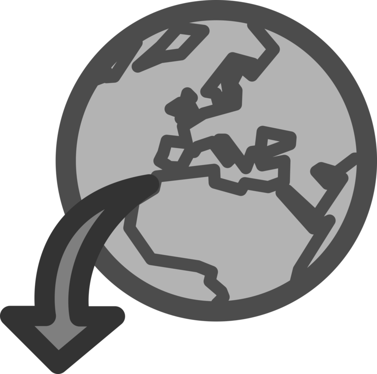 Computer Icons Download Fincastle Herald Drawing Line - Globe Clip Art (756x750)