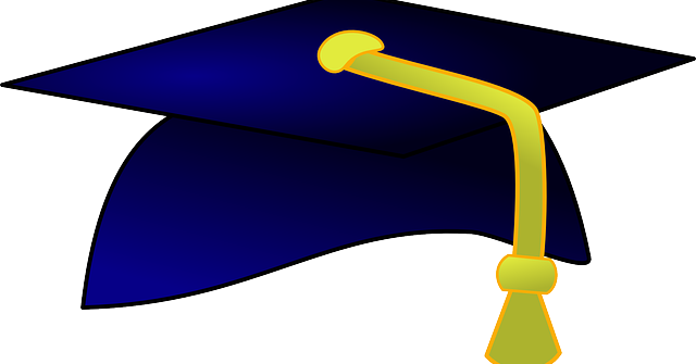 Free Technology For Teachers - Blue Graduation Hat Clip Art (640x335)