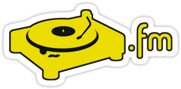 Fm Logo" Stickers By Nite4awk - Turntable Fm Logo (375x360)